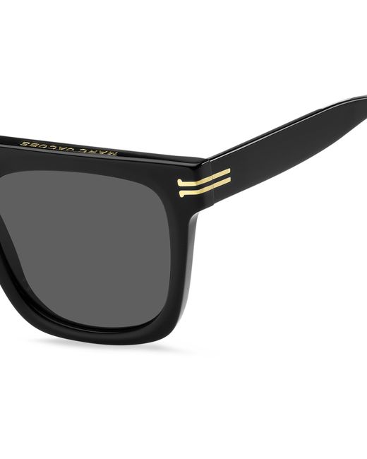 Marc Jacobs Black Mj 1044/S 807/Ir Sunglasses Acetate Squared Normal