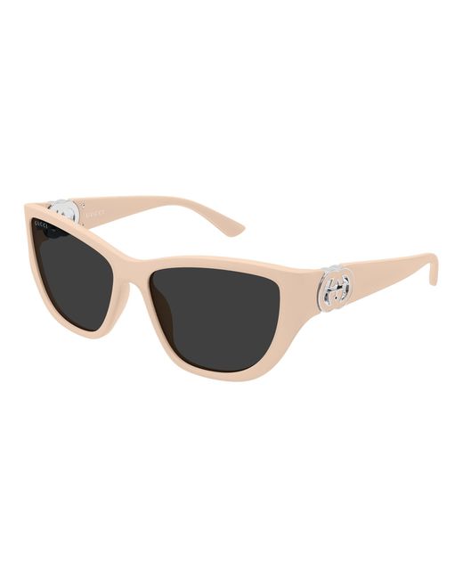 Gucci Black Gg2122S 004 Sunglasses Injected Cat Eye