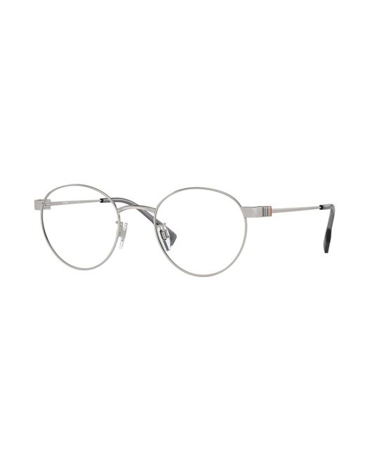 Burberry Black Be1384Td 1005 Optical Frames Titanium Transparent Round Normal for men