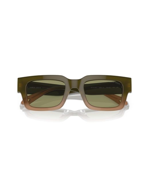 Giorgio Armani Green Ar8184U 598214 Sunglasses Acetate Squared for men