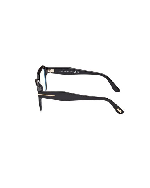 Tom Ford Black Ft5988-B 001 Optical Frames Acetate Squared Normal