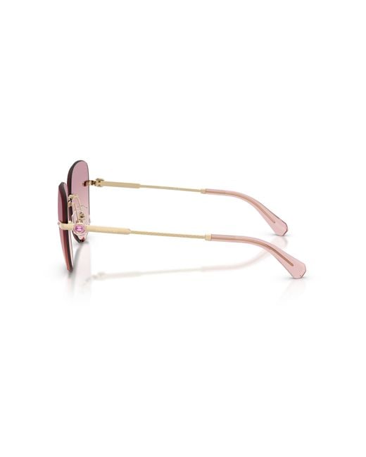 Swarovski Black Sk7043 401368 Sunglasses Metal Squared Normal Nuanced