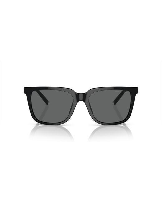 Giorgio Armani Black Ar8202U 587587 Sunglasses Acetate Pillow Normal for men