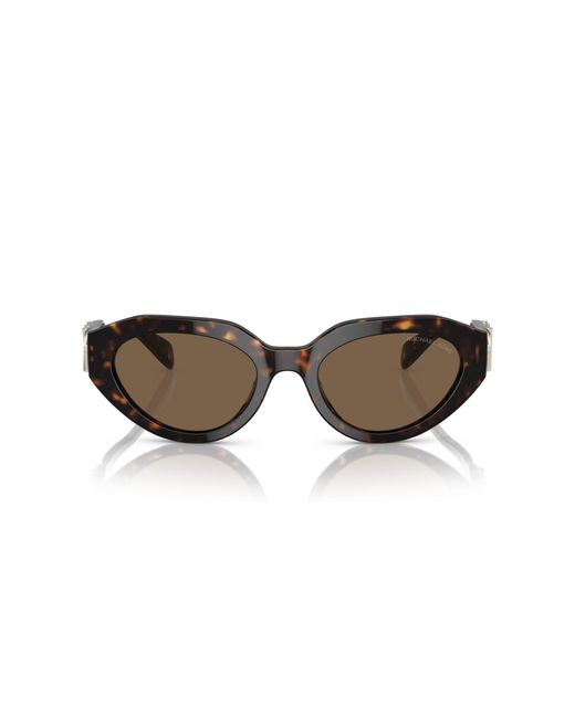 Michael Kors Black Mk2192 Empire Oval 328873 Sunglasses Acetate Round Normal