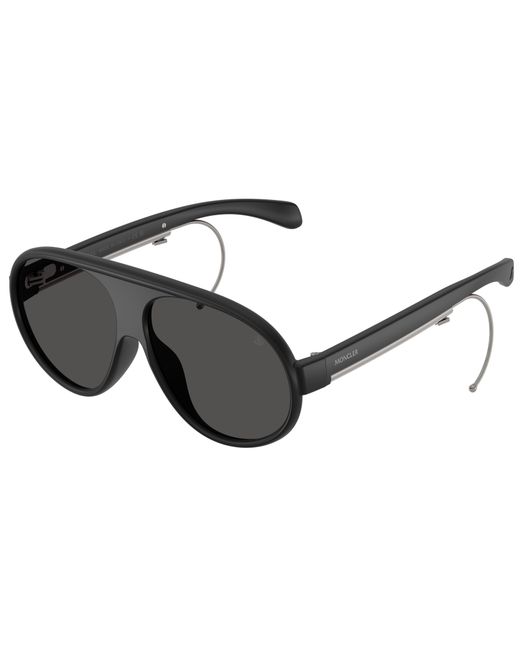 Moncler Black Me8007U Vantaj 500687 Sunglasses Injected Pilot Normal