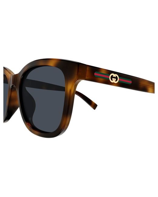 Gucci Black Gg1984Sk 002 Sunglasses Injected Round