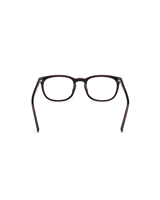 Timberland Black Tb50096-H 065 Optical Frames Acetate Round Normal for men