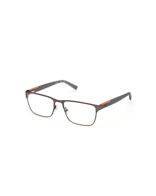 Timberland Black Tb50002 009 Optical Frames Metal Squared Normal for men