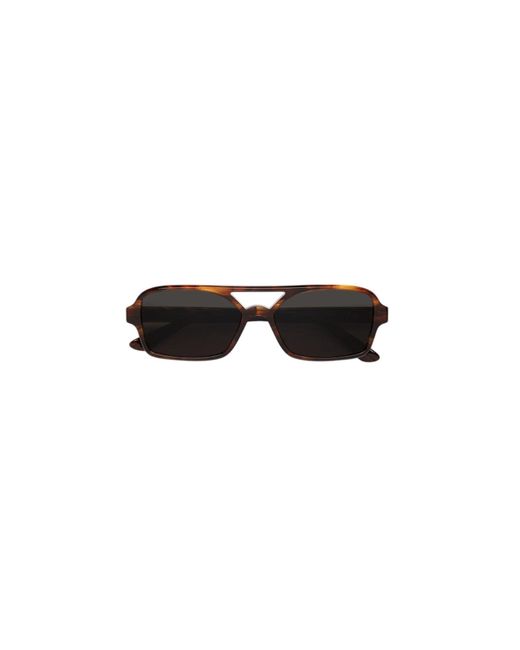 Retrosuperfuture Black Xdk Vico Striata Sunglasses Acetate Squared Normal