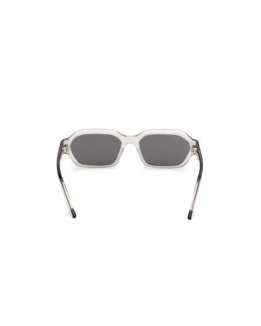 Gcds Black Gd0076 20C Sunglasses Acetate Smoke Geometric Normal