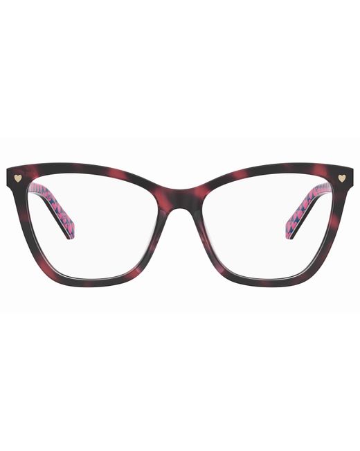 Moschino Black Mol593 Ht8 Optical Frames Acetate Geometric