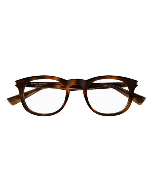 Saint Laurent Black Sl 813 003 Optical Frames Acetate Transparent Squared