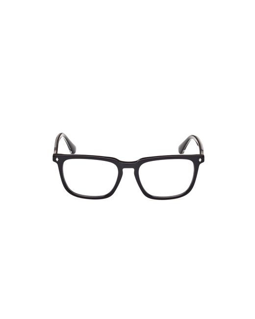 Web Black We5430 001 Optical Frames Acetate Squared Normal for men