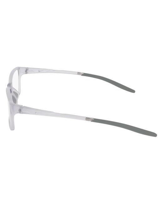 Nike Black 7410 030 Optical Frames Bio-Injected Squared Normal for men