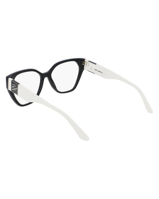 Karl Lagerfeld Black Kl6053 004 Optical Frames Acetate Squared Normal Normal