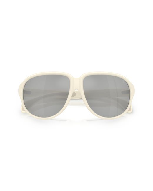 Moncler Black Me8001 Halcyonne 50028V Sunglasses Injected Pilot Mirror