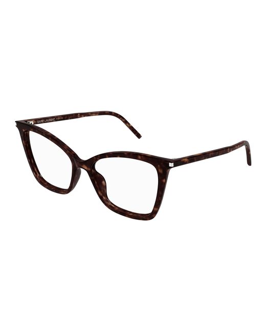Saint Laurent Black Sl 386 016 Optical Frames Acetate Transparent Cat Eye
