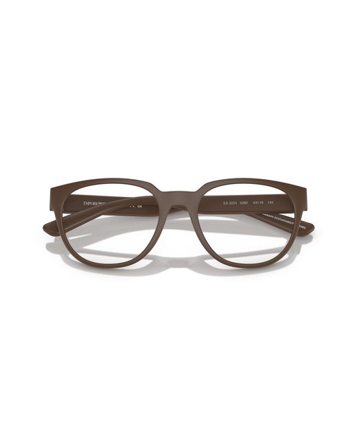 Emporio Armani Black Ea3224 5260 Optical Frames Injected Transparent Pantos Normal for men