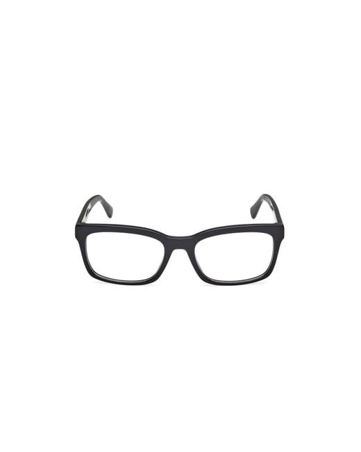 Guess Black Gu50329 001 Optical Frames Acetate Squared Normal for men