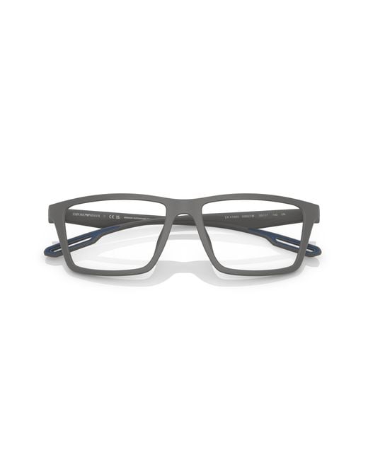 Emporio Armani Black Ea4189U 50601W Sunglasses Plastic Transparent Squared for men