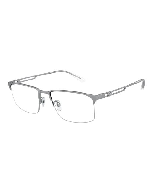 Emporio Armani Black Ea1143 3045 Optical Frames Metal Pillow for men