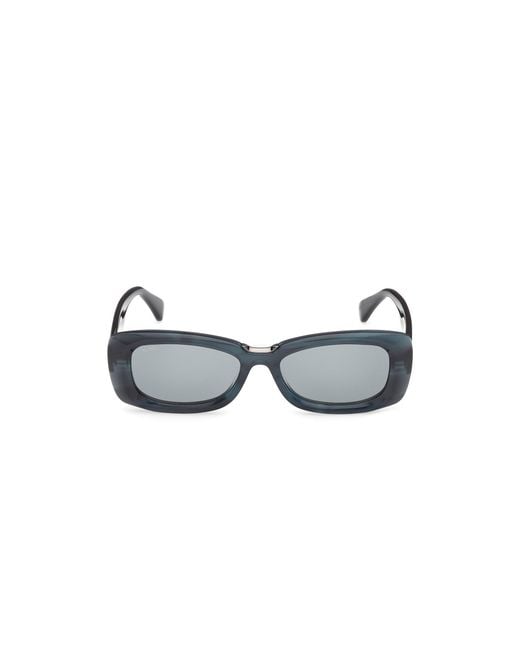 Max Mara Black Mm0197 64N Sunglasses Acetate Squared Normal
