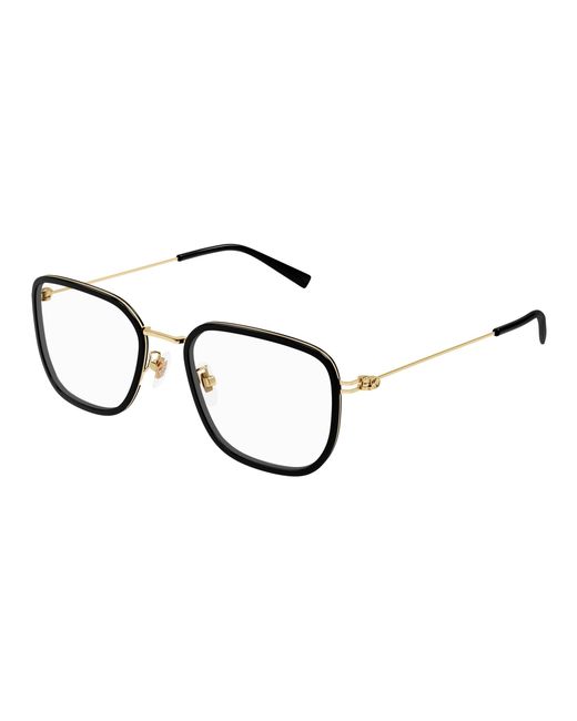 Gucci Black Gg1852Oa 001 Optical Frames Injected Transparent Squared