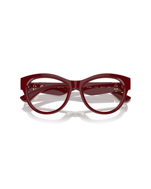 Burberry Black Be2404 4119 Optical Frames Acetate Transparent Round Normal