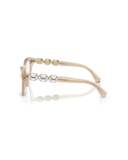 Swarovski Black Sk2028 1066 Optical Frames Acetate Cat Eye Normal