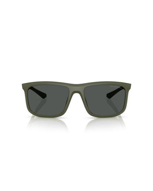 Emporio Armani Black Ea4234U 618487 Sunglasses Injected Squared Normal for men