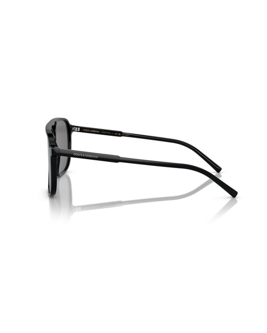 Dolce & Gabbana Black Dg4423 501/81 Sunglasses Acetate Pilot Polarized for men