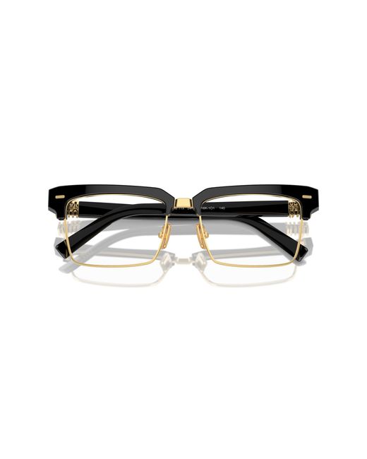 Miu Miu Black Mu 11Xv 16K1O1 Optical Frames Acetate Squared Normal