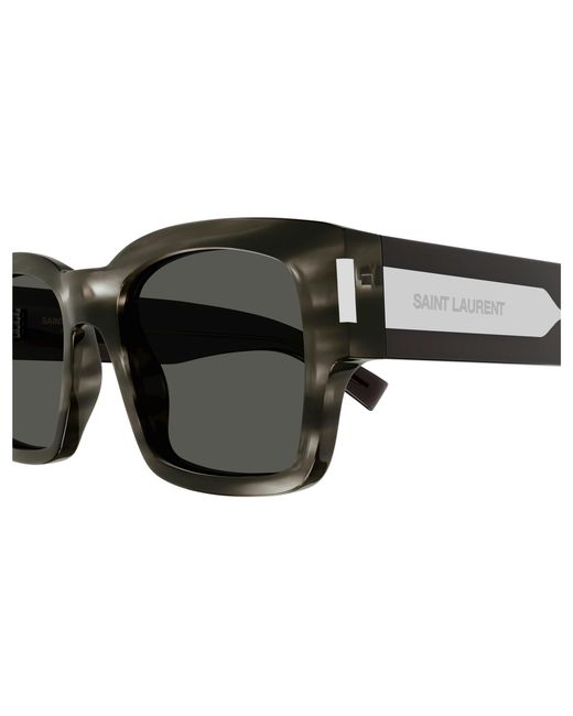 Saint Laurent Black Sl 617 004 Sunglasses Acetate Squared Normal for men