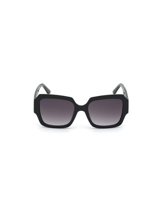 Guess Black Gu7681 01B Sunglasses Injected Squared Normal Shaded