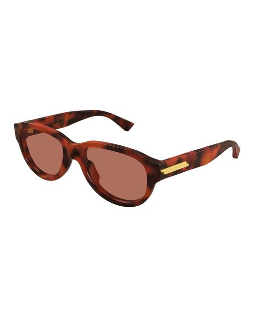 Bottega Veneta Black Bv1410S 002 Sunglasses Acetate Round for men