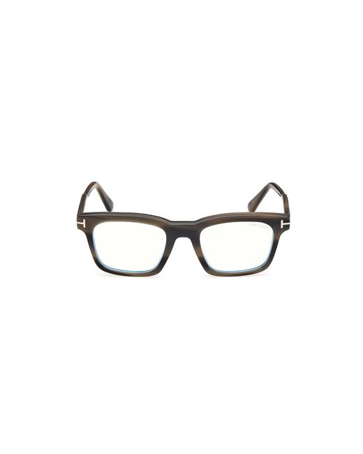 Tom Ford Black Ft6122-B 056 Optical Frames Acetate Squared Normal for men