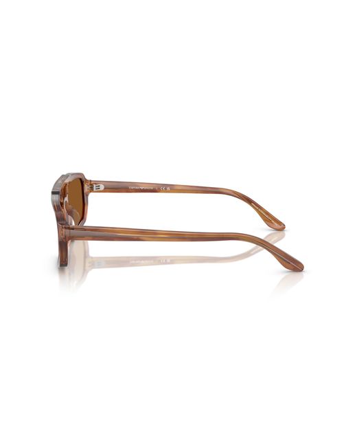 Emporio Armani Black Ea4240U 620373 Sunglasses Acetate Geometric Normal for men