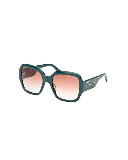 Guess Black Gm00014 98F Sunglasses Acetate Squared Normal