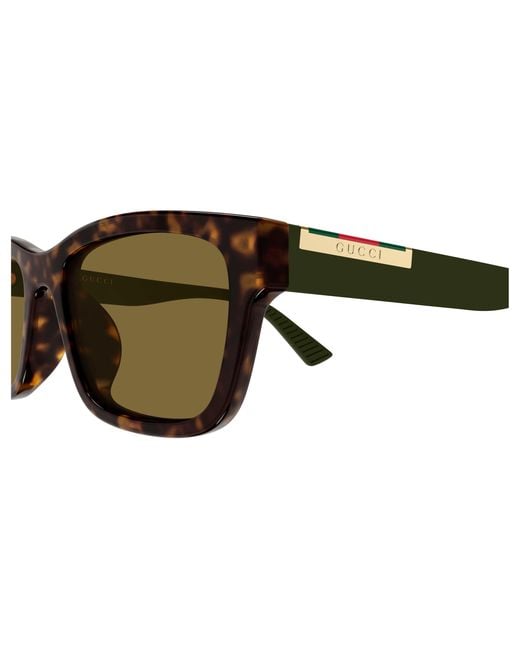 Gucci Black Gg2092Sa 002 Sunglasses Acetate Squared for men