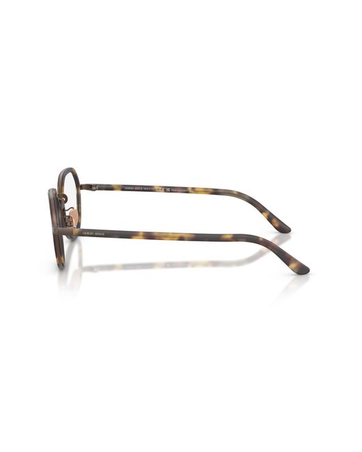Giorgio Armani Black Ar5167 6405 Optical Frames Metal Transparent Round Normal for men