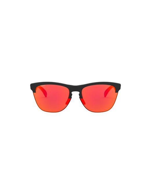 Oakley Red Oo9374 937404 Sunglasses Plastic Round for men