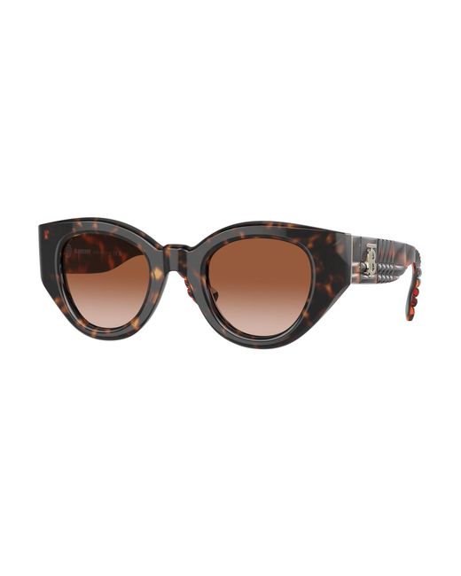 Burberry Black Be4390 Meadow 300213 Sunglasses Acetate Pantos Normal Shaded