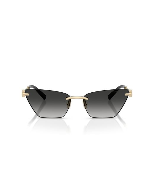 Tiffany & Co Black Tf3120 62413C Sunglasses Metal Butterfly Normal Nuanced