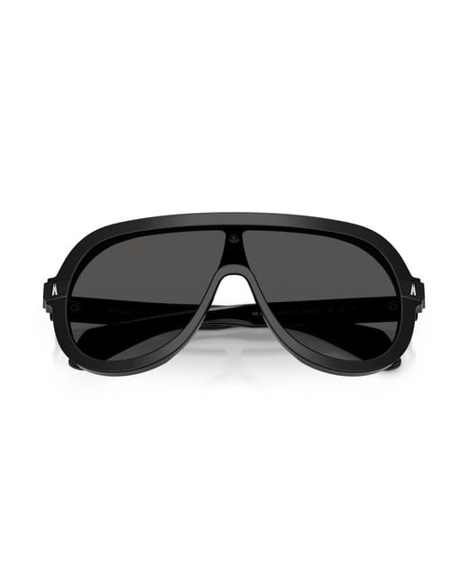 Moncler Black Me6021U Sunsette 300187 Sunglasses Acetate Pilot Normal
