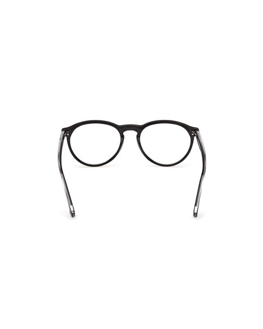Web Black We5474 005 Optical Frames Acetate Round Normal for men