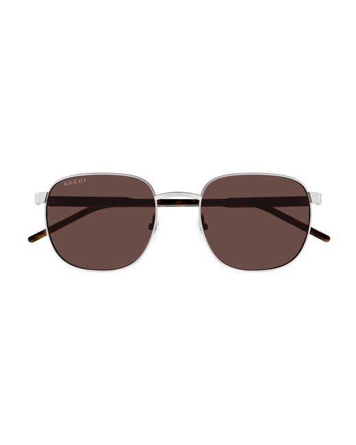 Gucci Black Gg1799S 002 Sunglasses Metal Squared for men