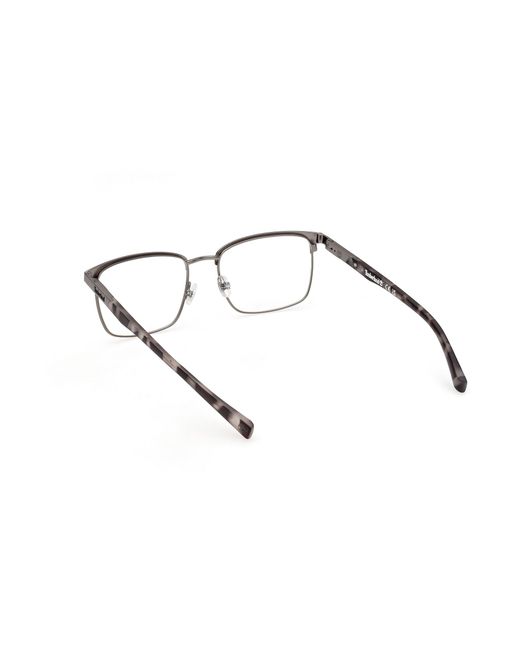 Timberland Black Tb1802 091 Optical Frames Metal Squared Normal for men