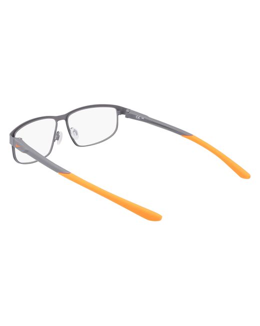 Nike Black 8157 039 Optical Frames Metal Squared Normal for men