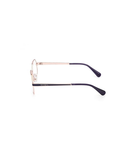 MAX&Co. Black Mo5163 028 Optical Frames Metal Geometric Normal