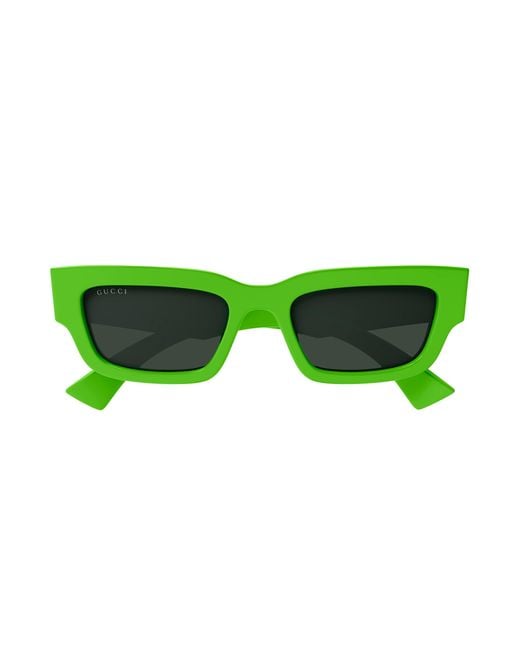 Gucci Green Gg1838S 004 Sunglasses Acetate Squared for men